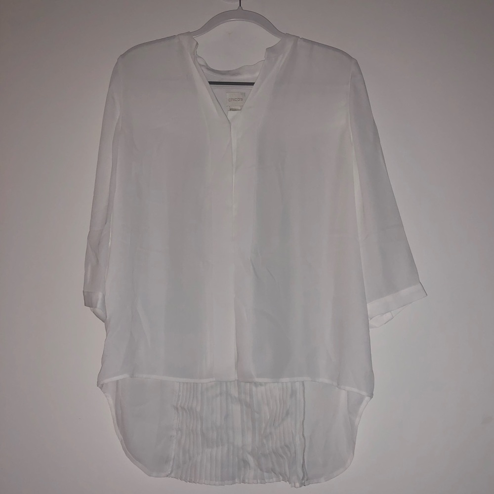 Chico 3/4 Length White Tunic